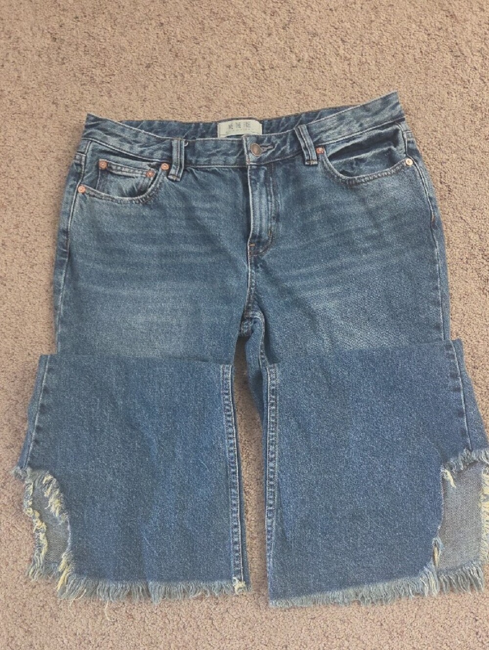 We The Free by Free People Blue Denim Jeans 👖 Size 29 - Picture 9 of 11